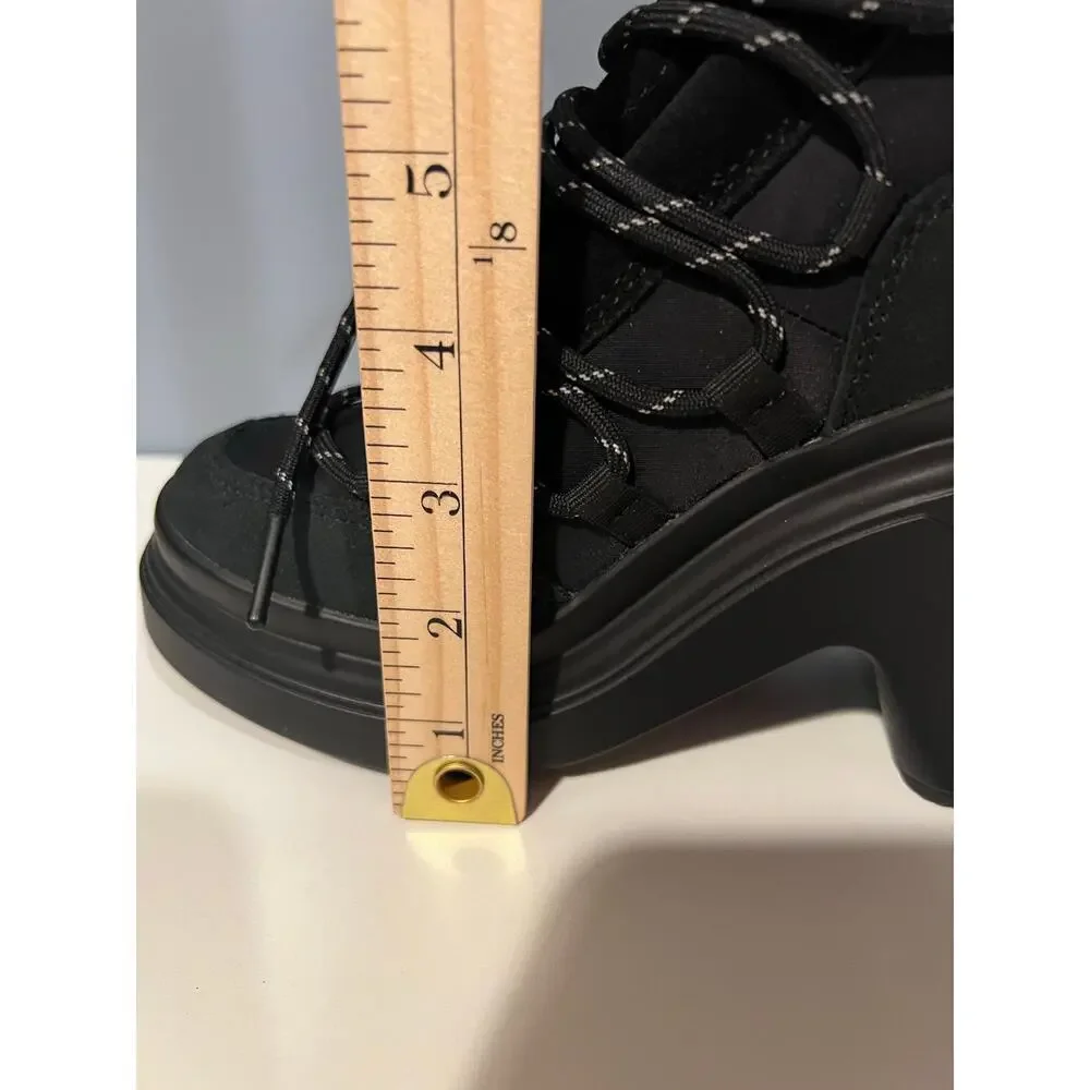 NWT Hunter Womens Discoverer Mid Lace-UP Leather Heel Boot - Picture 14 of 14